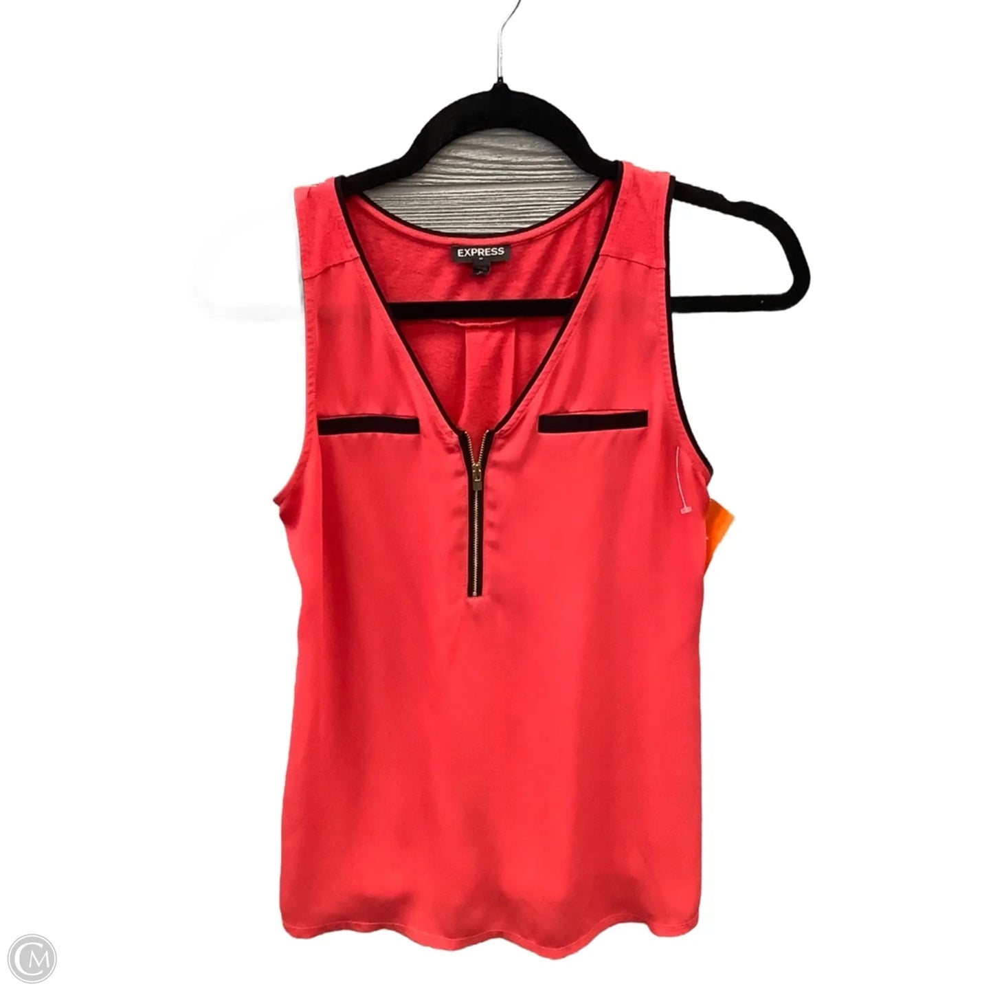 Top Sleeveless By Express In Red, Size: Xs
