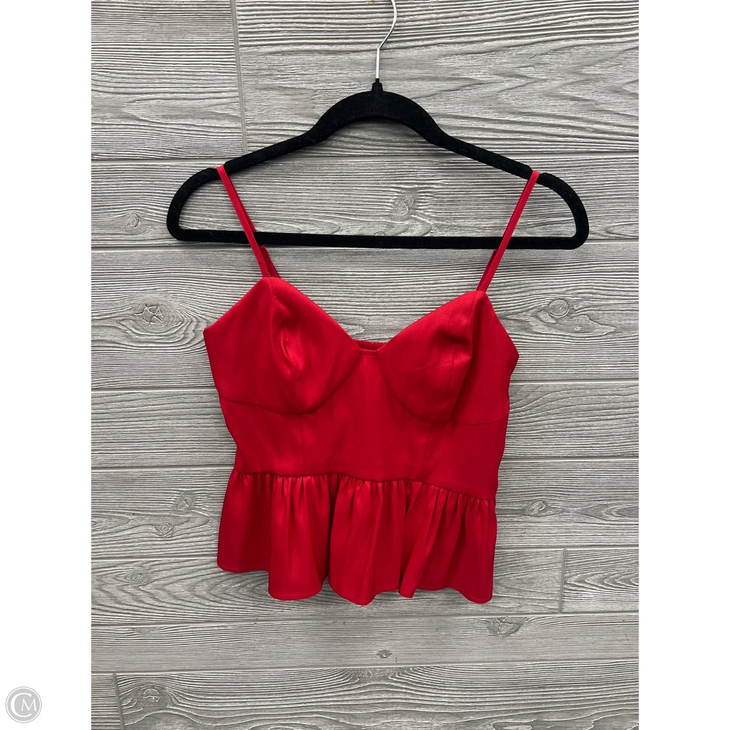 Top Sleeveless By A New Day In Red, Size: Xs