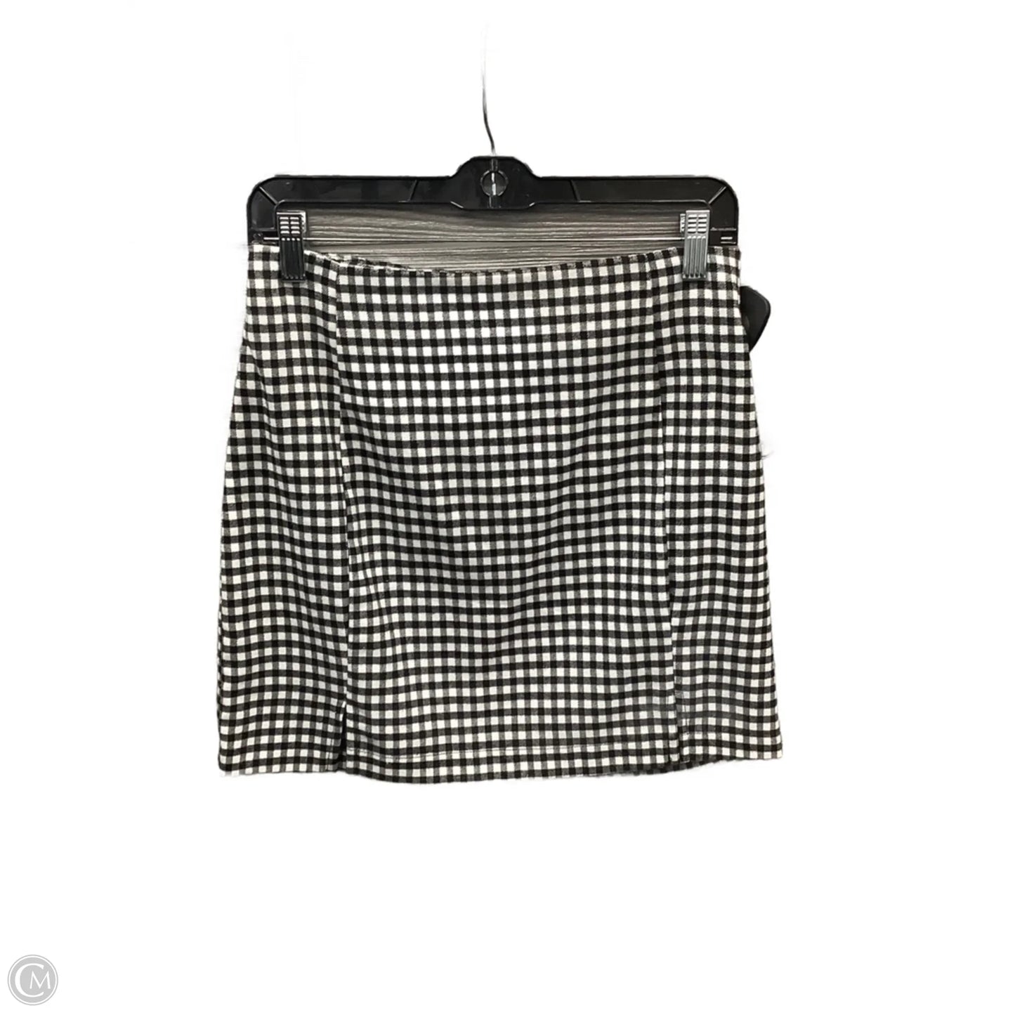 Skirt Mini & Short By Love On A Hanger In Black & White, Size: 8