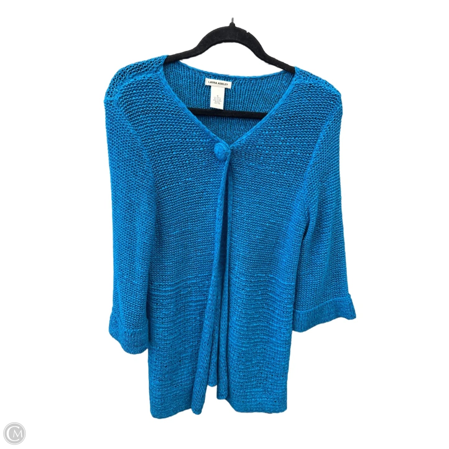 Cardigan By Laura Ashley In Blue, Size: S