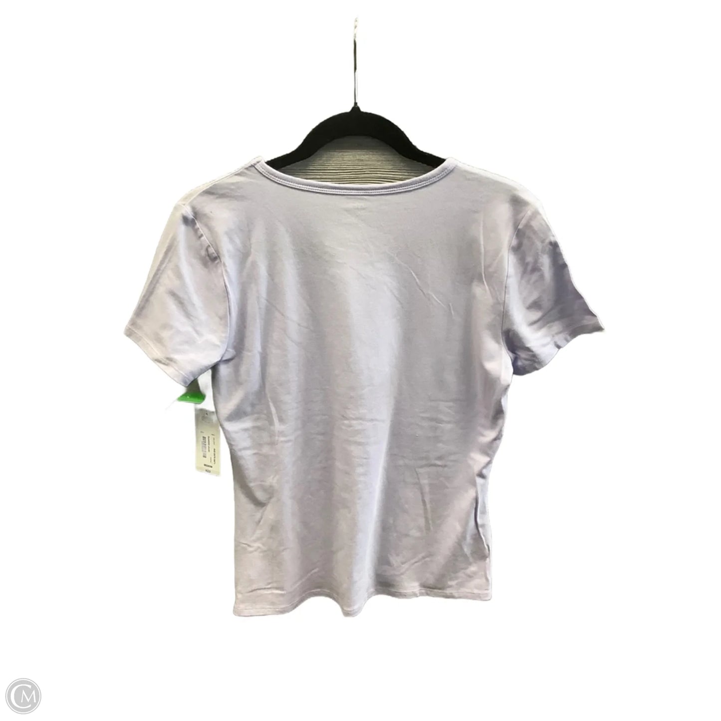 Top Short Sleeve Basic By Ana In Purple, Size: M