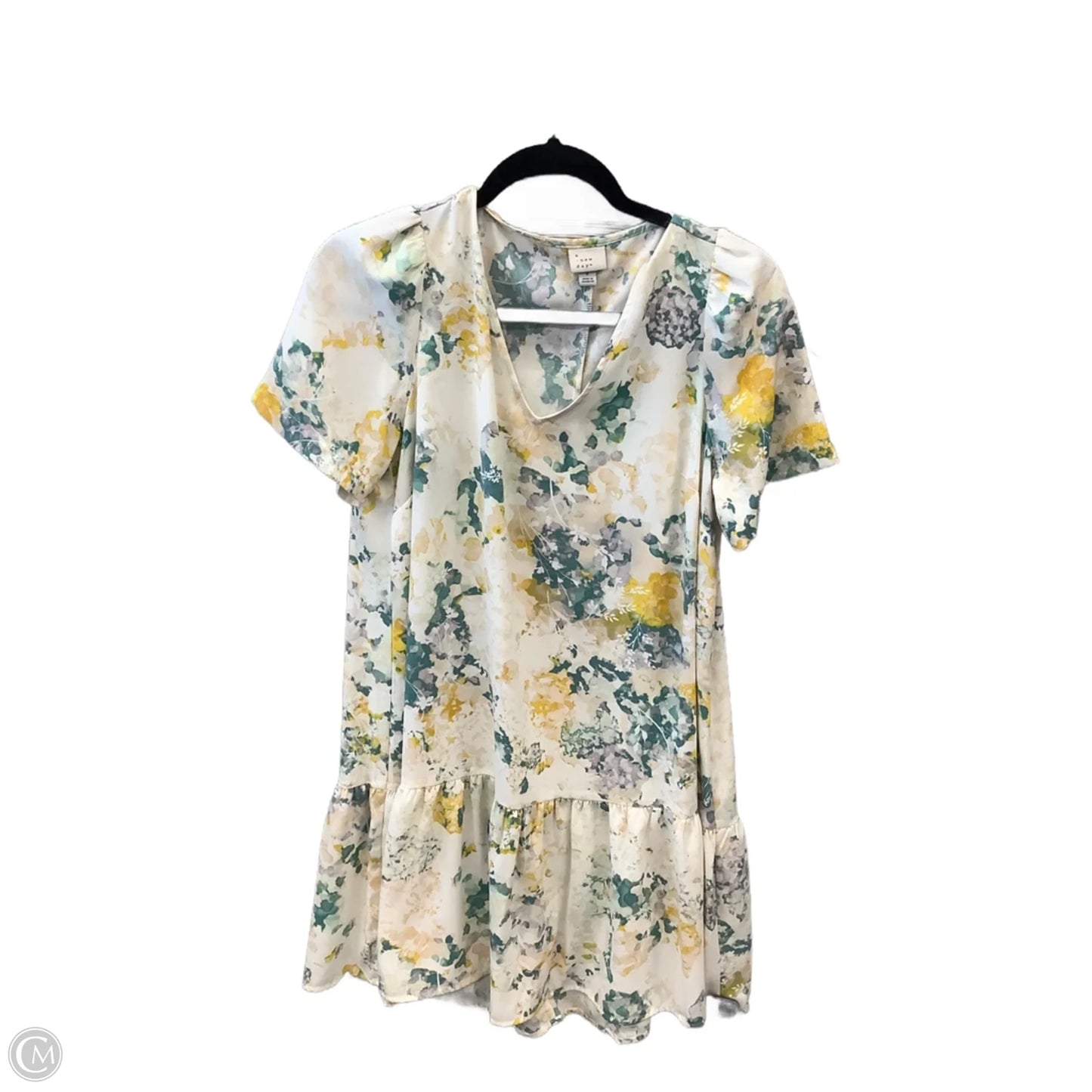 Dress Casual Midi By A New Day In Cream, Size: S