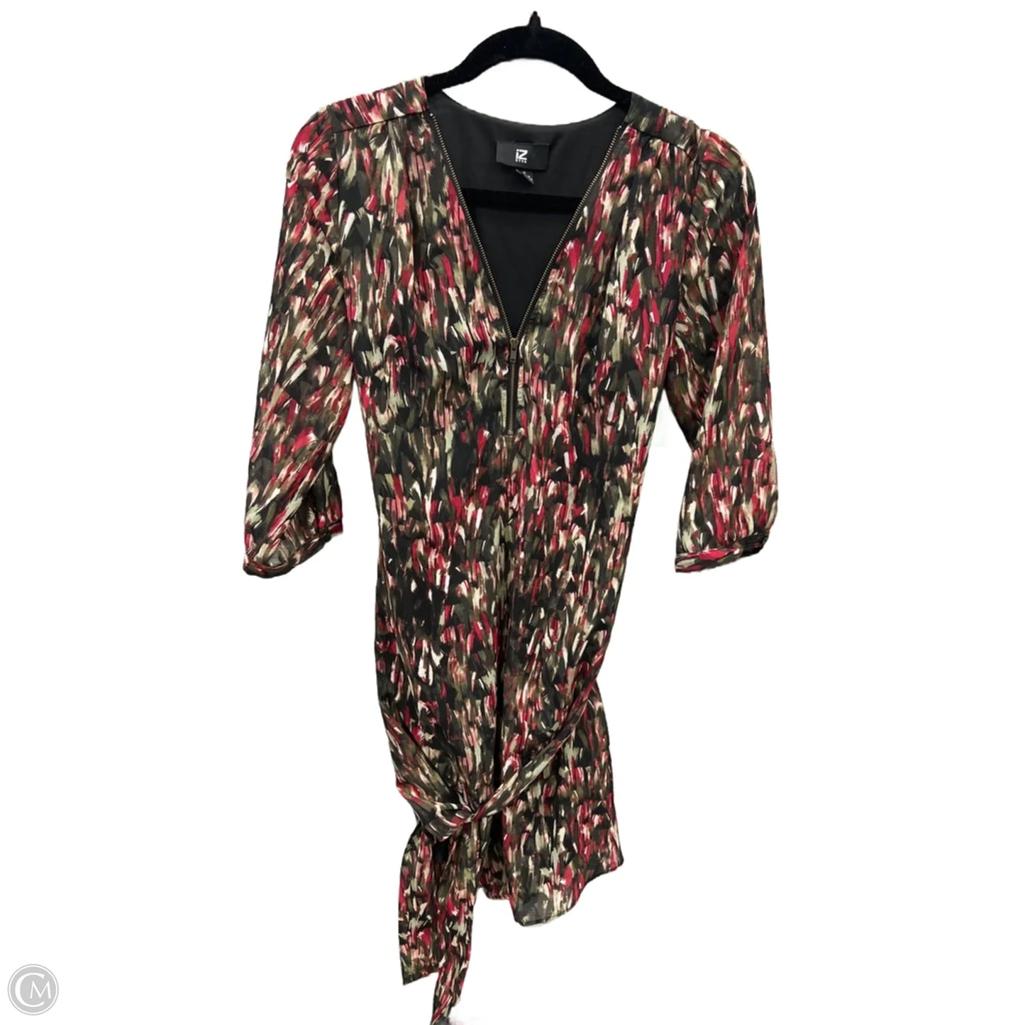 Dress Casual Short By Iz Byer In Black & Red, Size: M