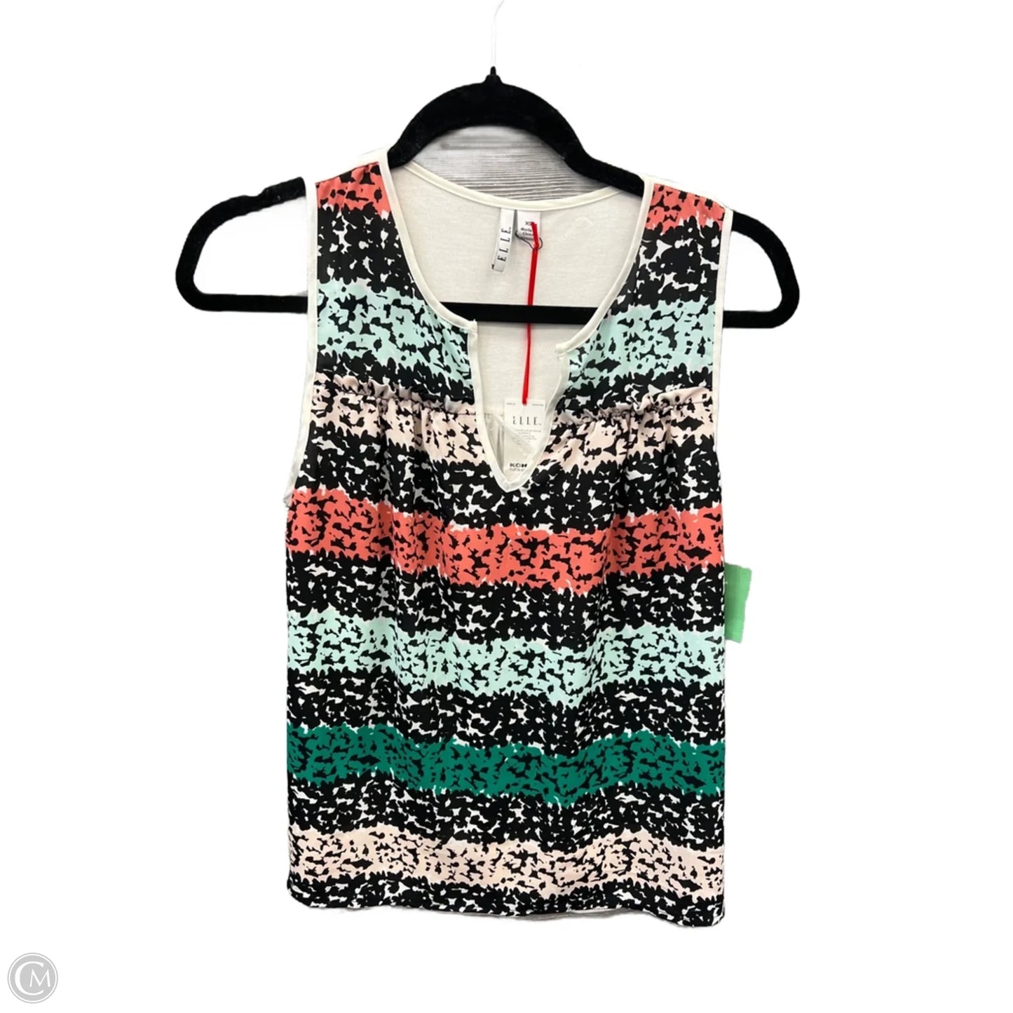 Top Sleeveless By Elle In Cream, Size: Xs