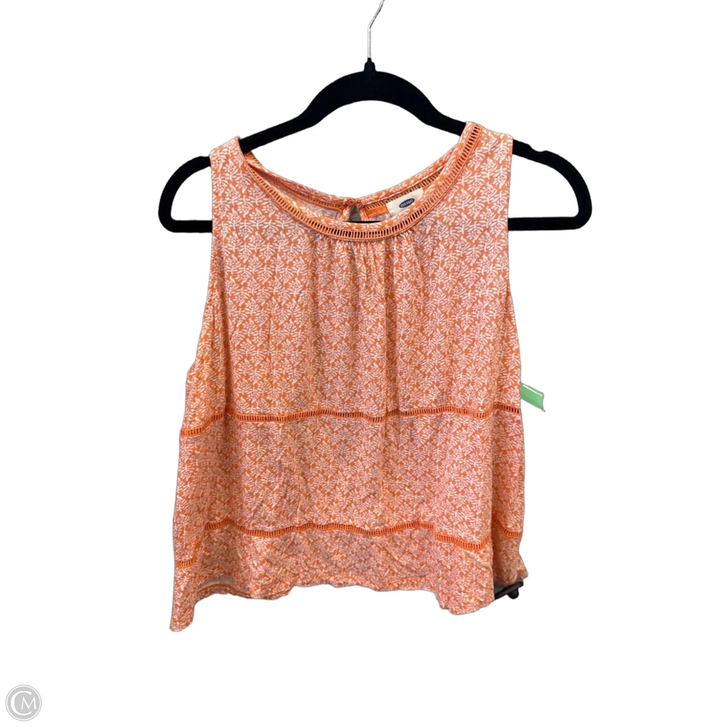 Top Sleeveless By Old Navy In Orange, Size: Xxl