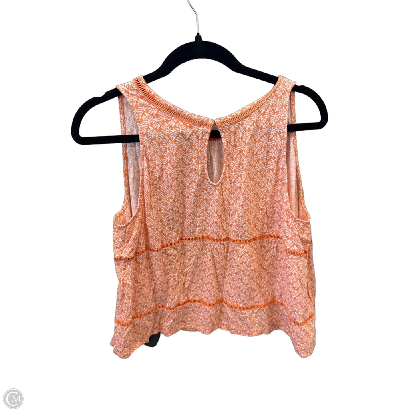 Top Sleeveless By Old Navy In Orange, Size: Xxl