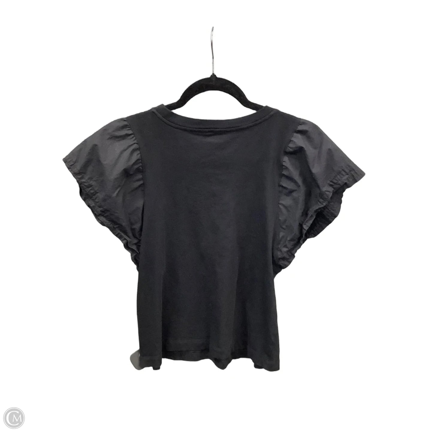 Top Short Sleeve Basic By Old Navy In Black, Size: Xs