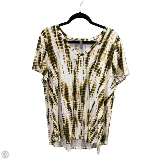 Tunic Short Sleeve By Honeyme In Multi-colored, Size: Xl