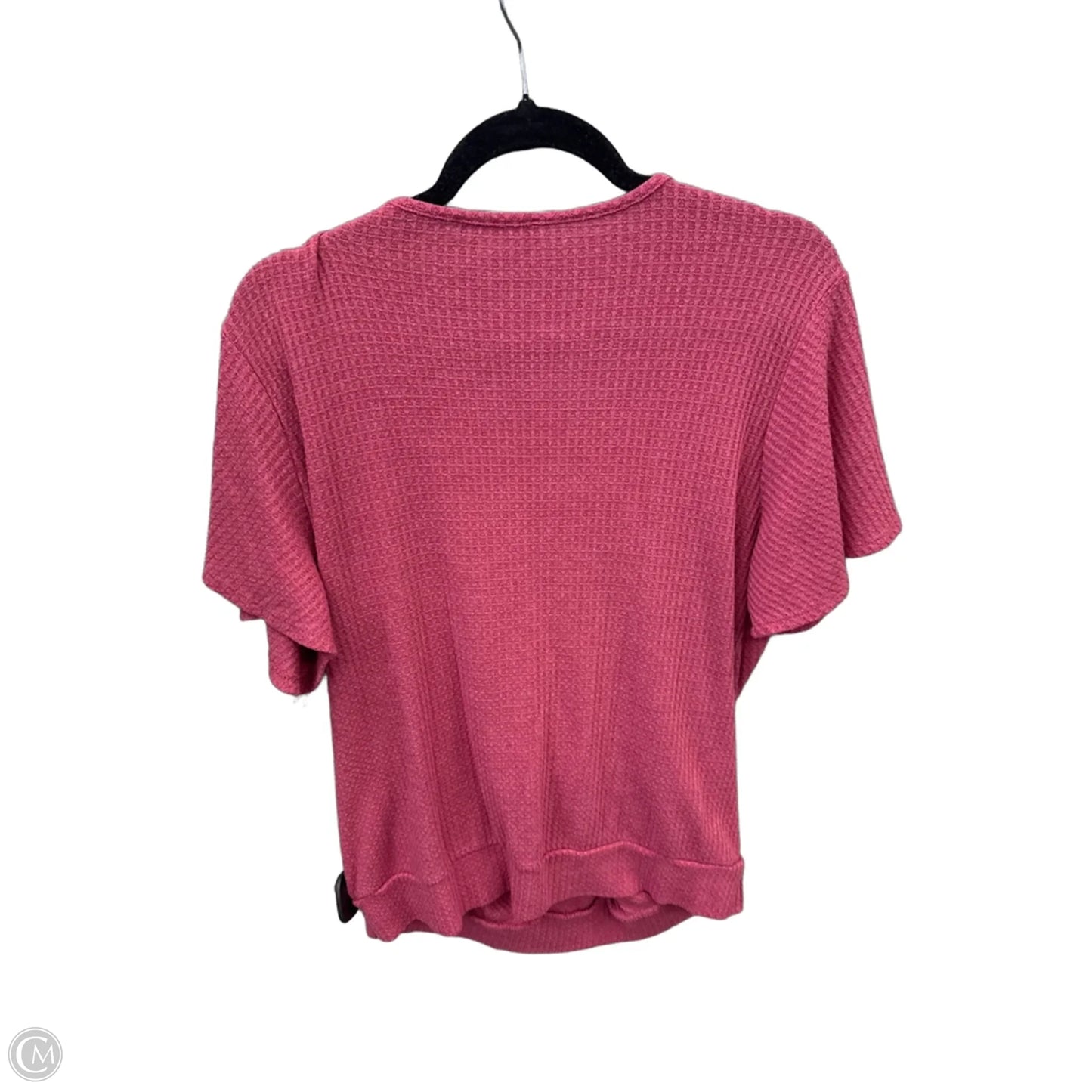 Top Short Sleeve By Clothes Mentor In Pink, Size: Xl