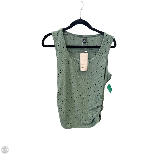 Top Sleeveless By Emery Rose In Green, Size: Xl