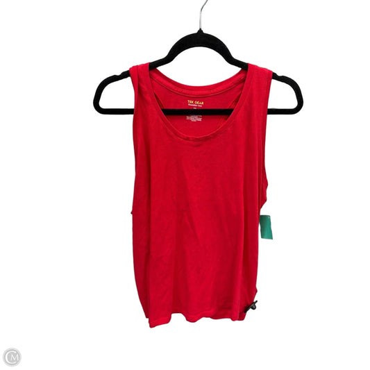 Athletic Tank Top By Tek Gear In Red, Size: 1x