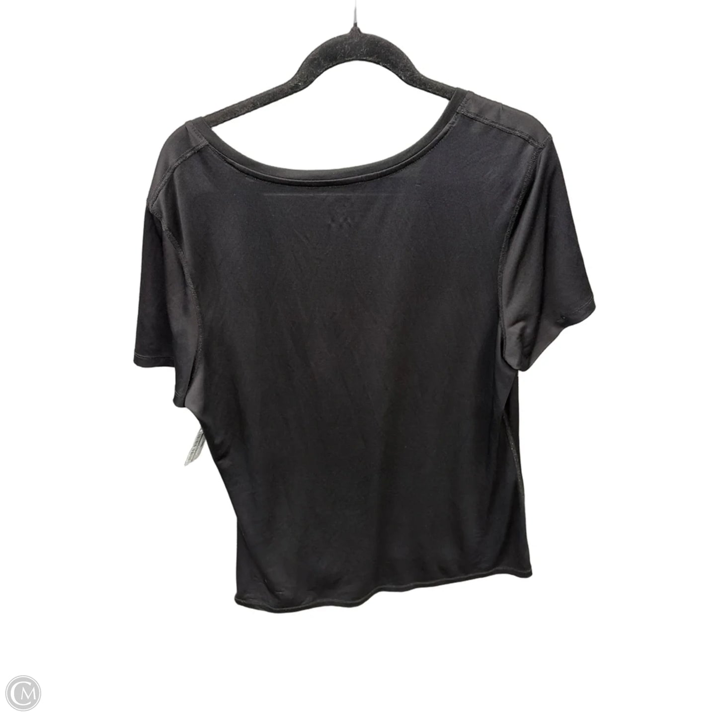 Athletic Top Short Sleeve By Athletic Works In Black, Size: Xl