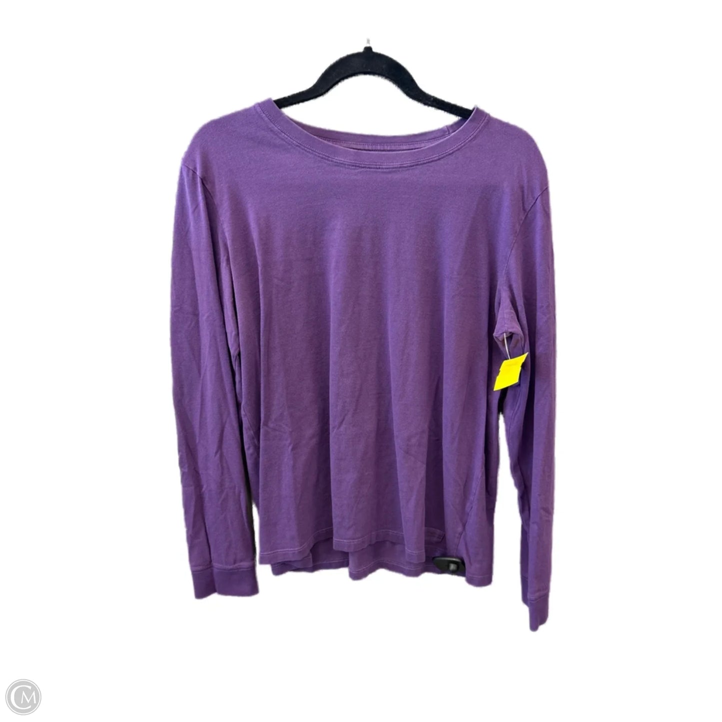 Top Long Sleeve Basic By Life Is Good In Purple, Size: L