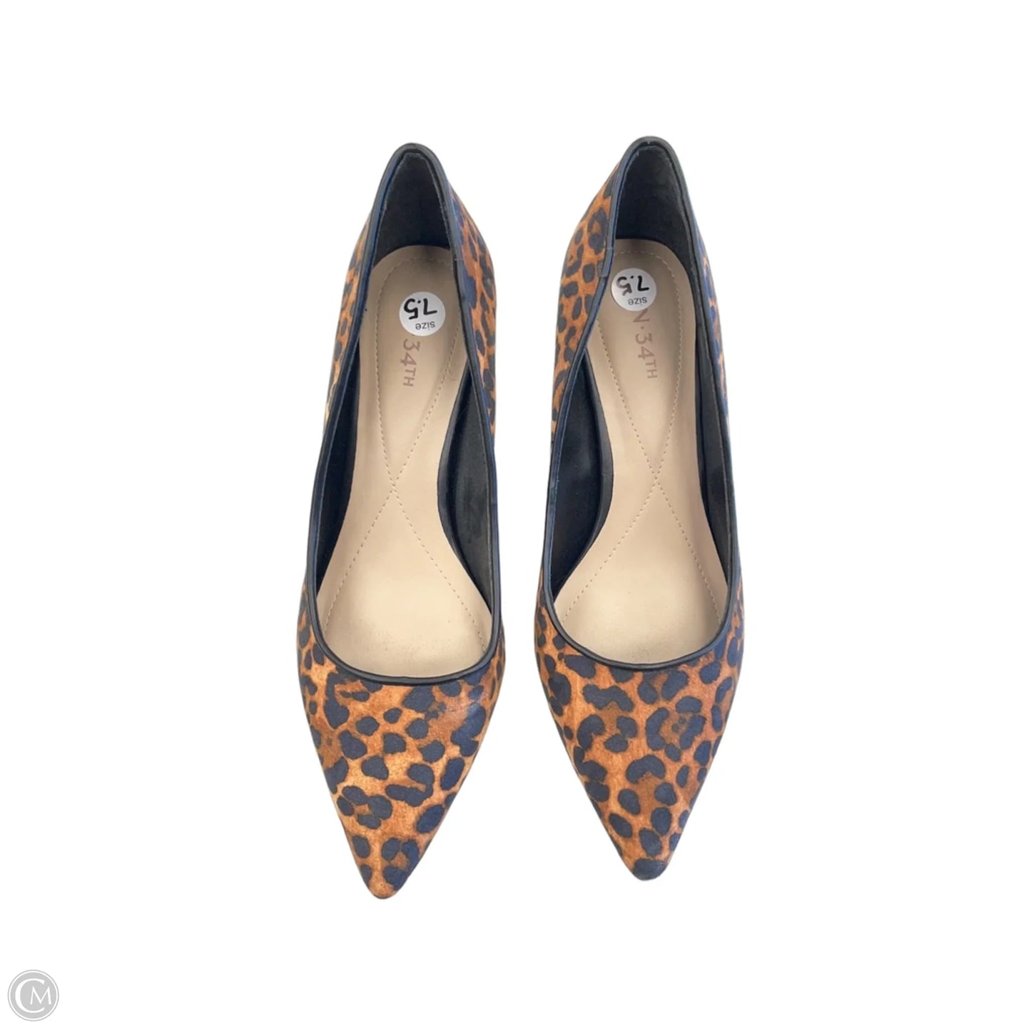 Shoes Heels Kitten By On 34th In Animal Print, Size: 7.5