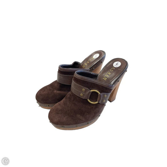 Shoes Heels Block By Lauren By Ralph Lauren In Brown, Size: 7