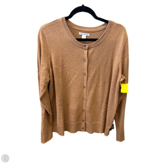 Cardigan By Amazon Essentials In Brown, Size: Xl