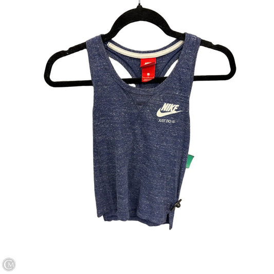 Athletic Tank Top By Nike In Blue, Size: L