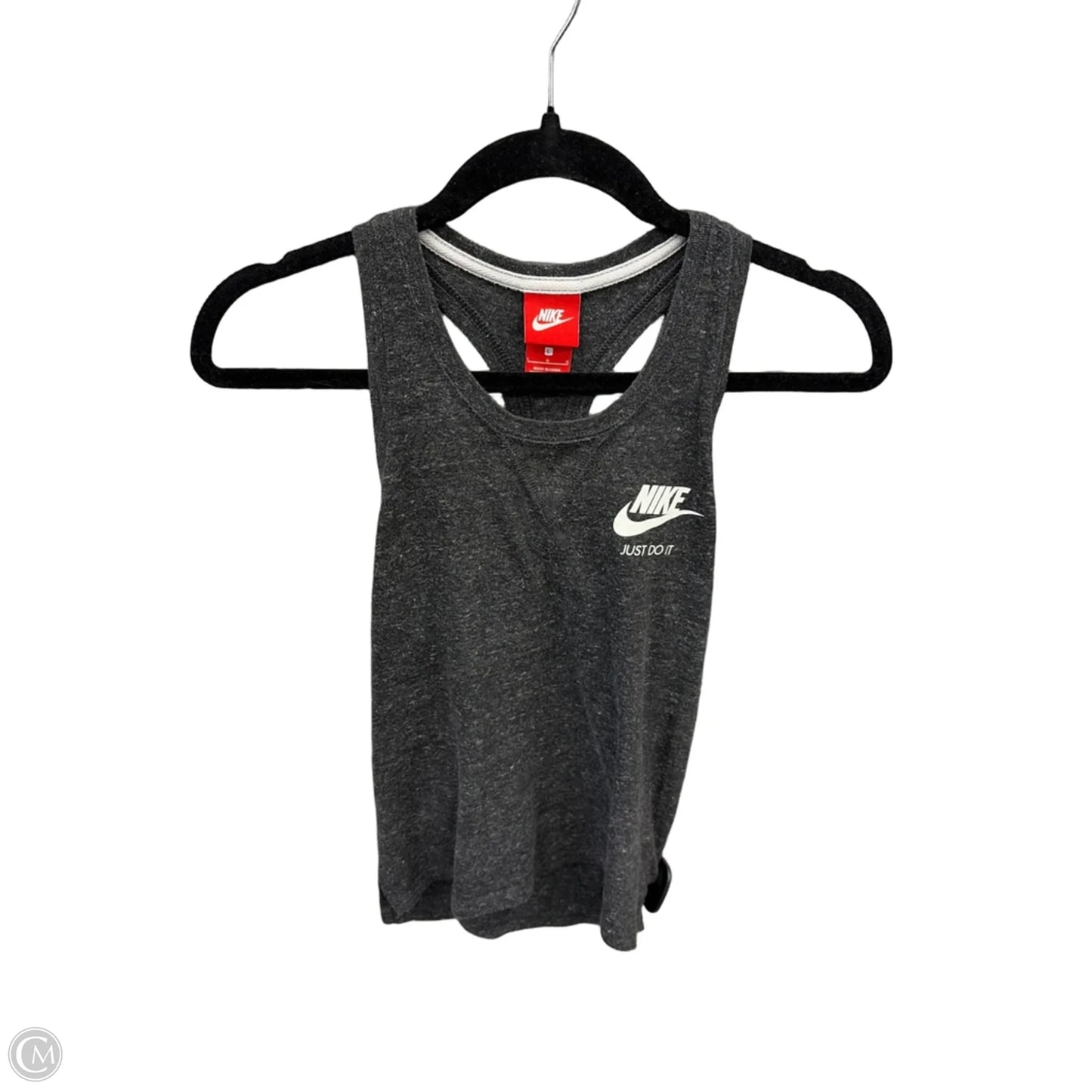Athletic Tank Top By Nike In Grey, Size: L