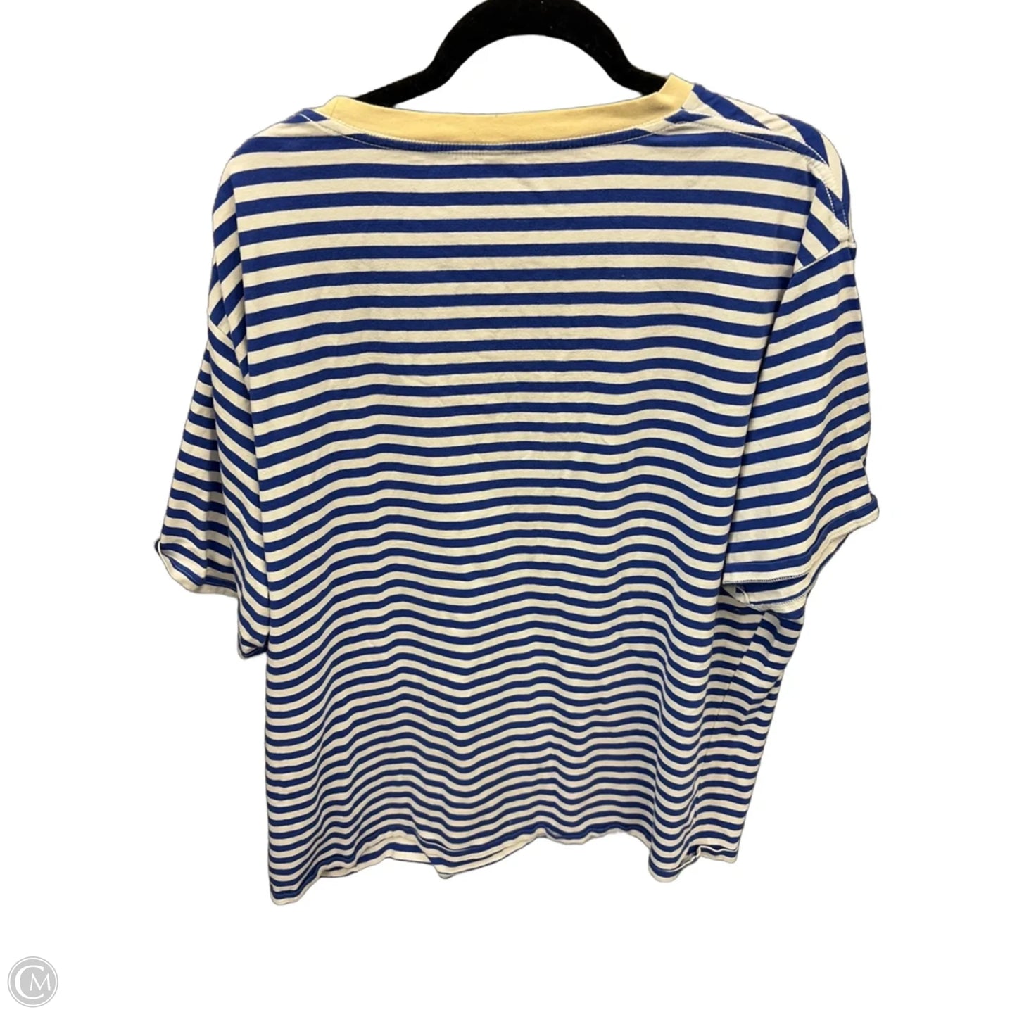 Top Short Sleeve By Clothes Mentor In Striped Pattern, Size: 3x
