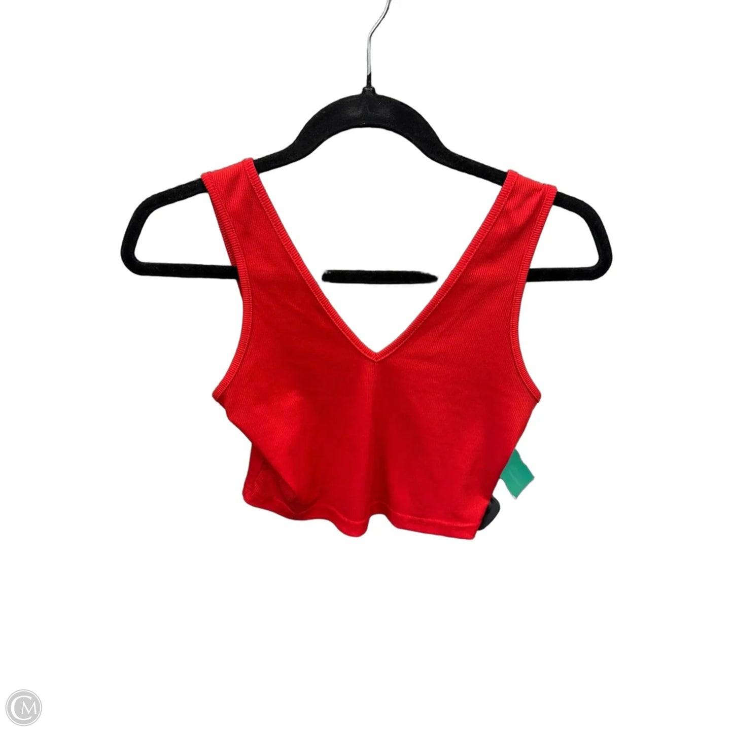 Top Sleeveless Basic By Shein In Red, Size: M