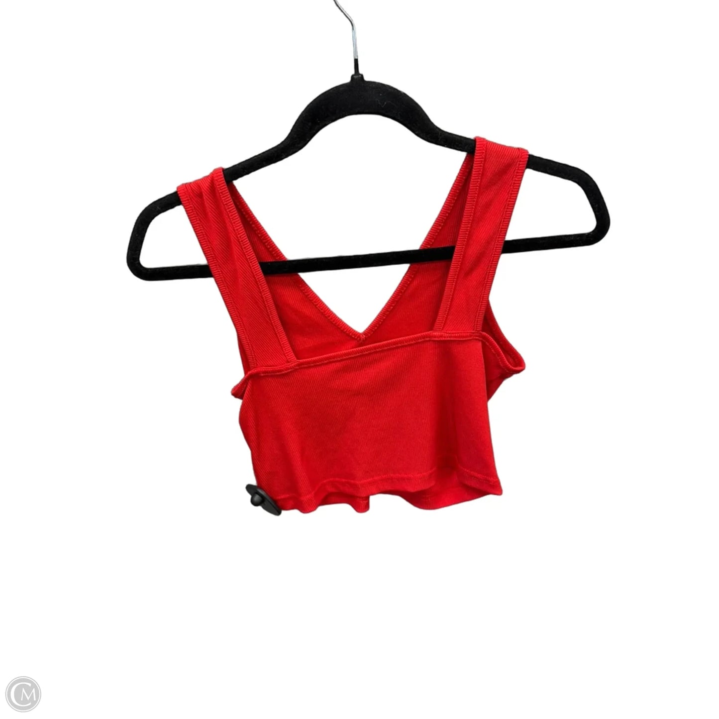 Top Sleeveless Basic By Shein In Red, Size: M