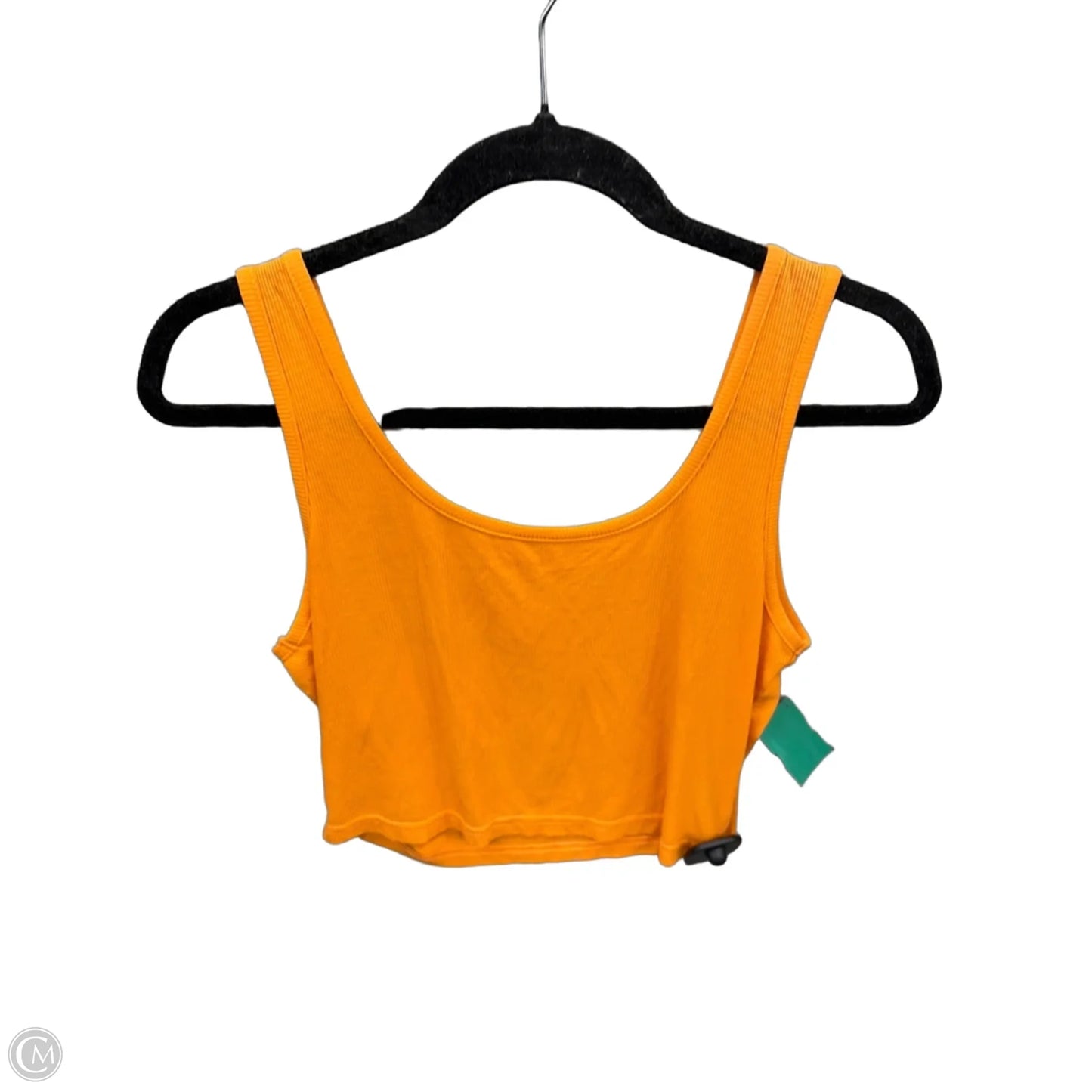 Top Sleeveless Basic By Shein In Orange, Size: L