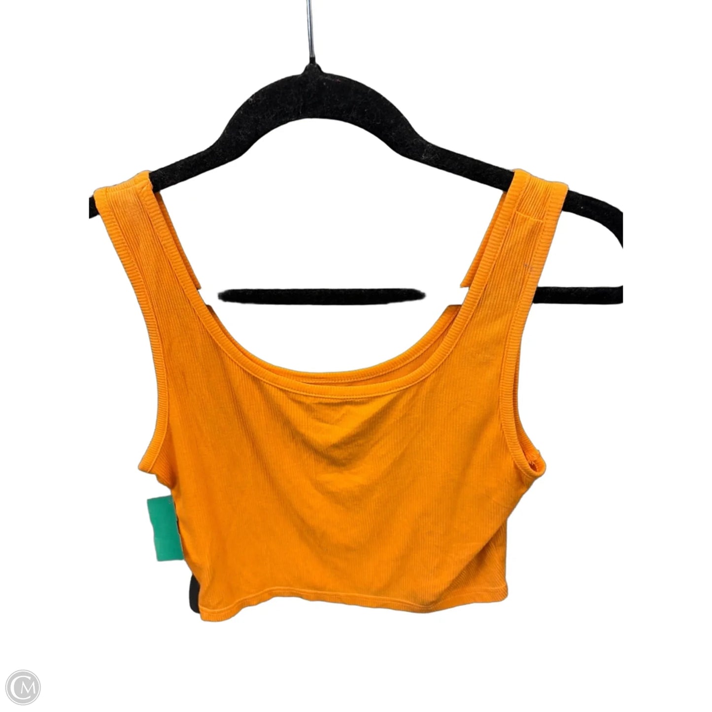 Top Sleeveless Basic By Shein In Orange, Size: L