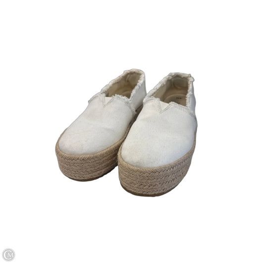 Shoes Sneakers Platform By Toms In White, Size: 6.5