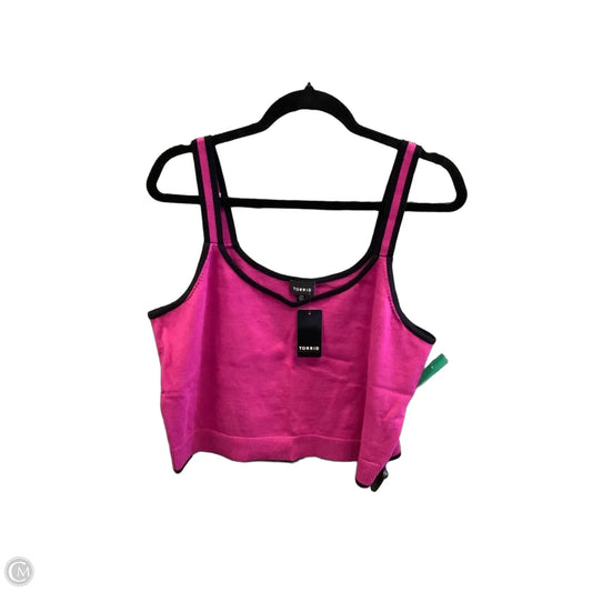 Top Sleeveless By Torrid In Pink, Size: M