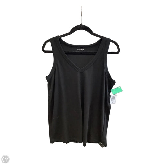Top Sleeveless Basic By Torrid In Black, Size: M