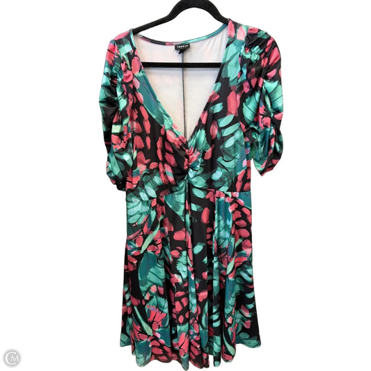 Dress Casual Midi By Torrid In Black & Green, Size: 1x