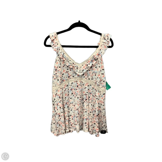 Top Sleeveless By Torrid In Multi-colored, Size: M