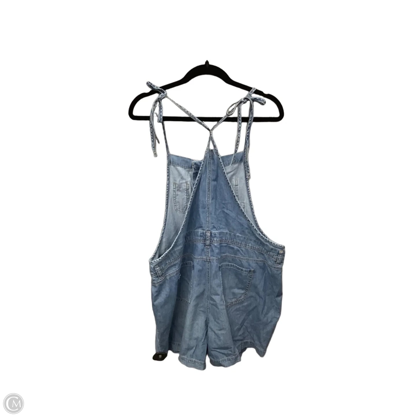 Shortalls By Torrid In Blue Denim, Size: M