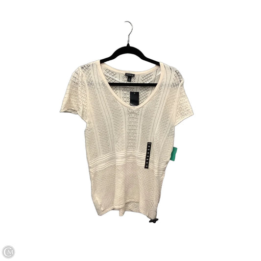 Top Short Sleeve By Torrid In White, Size: M