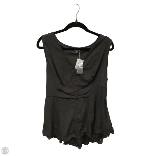Top Sleeveless By Torrid In Black, Size: L