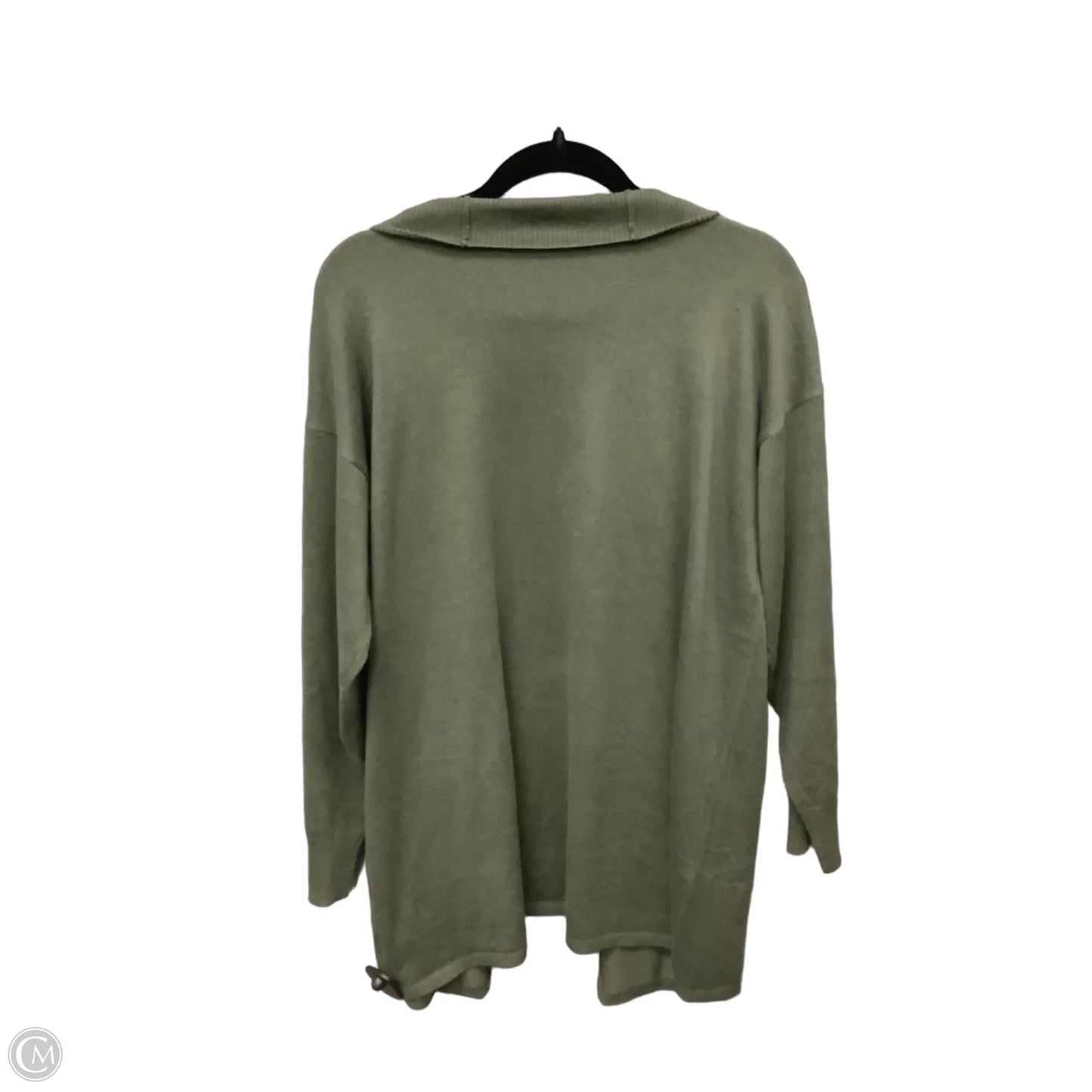 Cardigan By Gloria Vanderbilt In Green, Size: Xxl