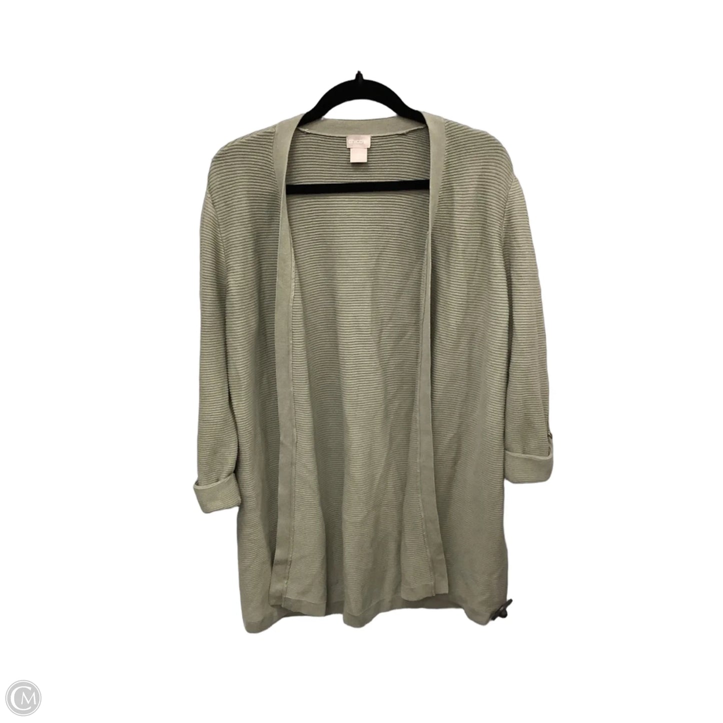Cardigan By Chicos In Green, Size: L