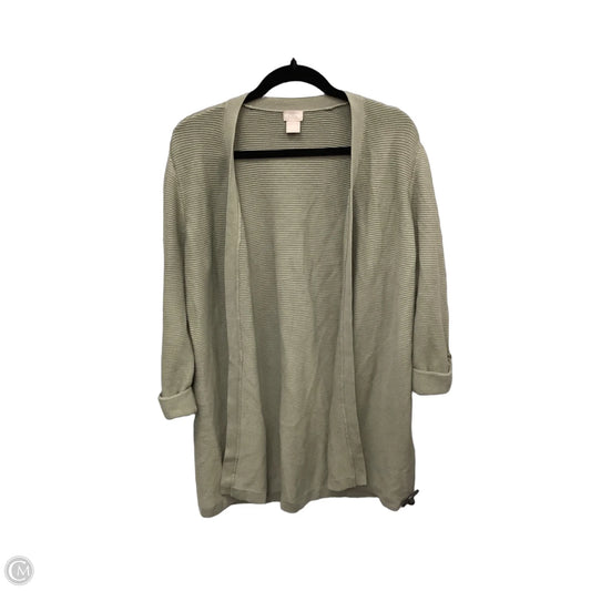 Cardigan By Chicos In Green, Size: L