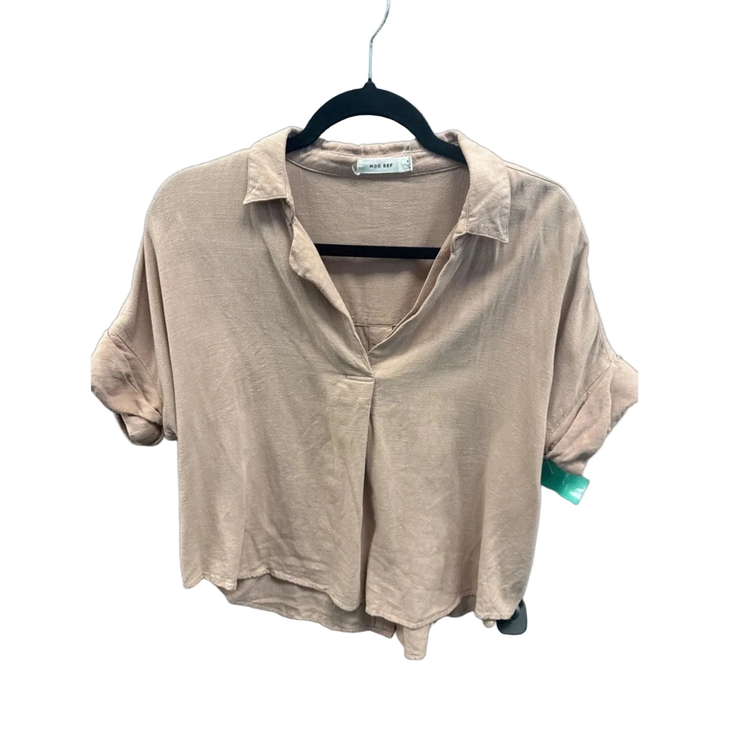 Top Short Sleeve By Mod Ref In Pink, Size: S