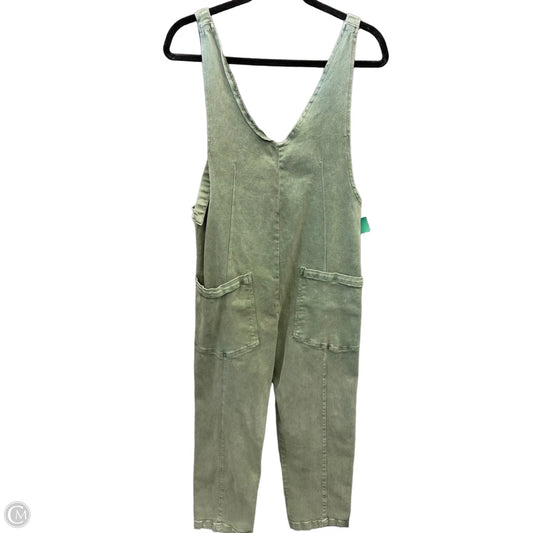 Overalls By Zenana In Green, Size: S