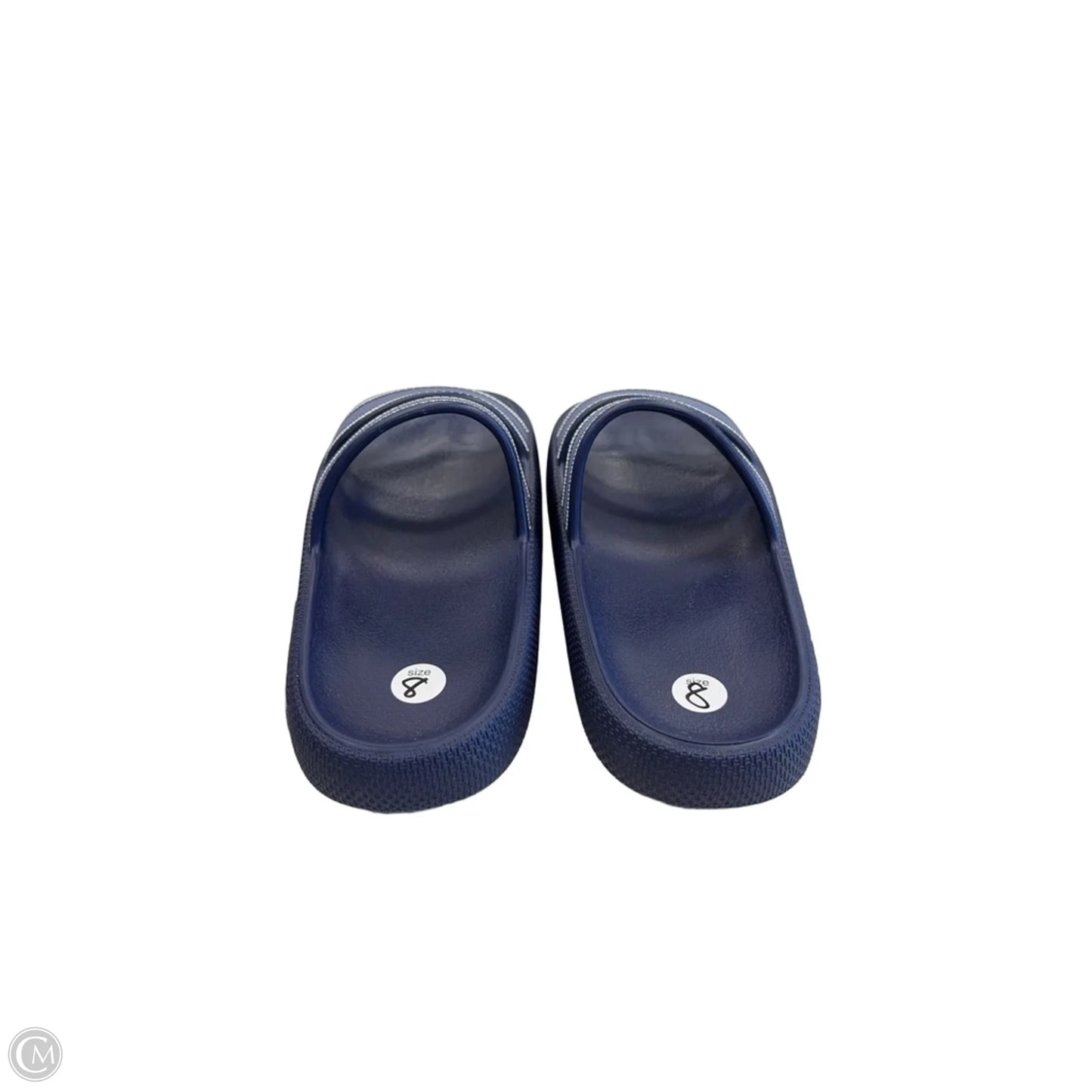 Sandals Flats By Pink In Blue, Size: 8