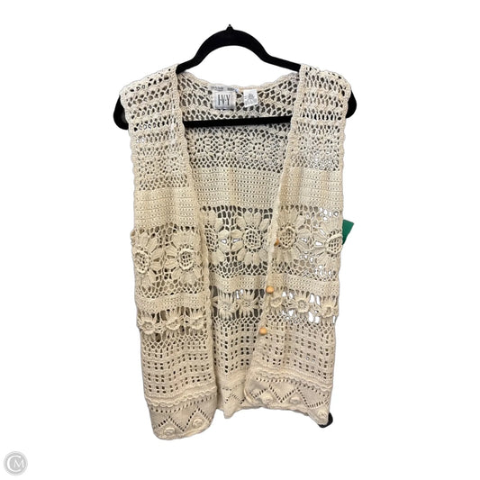 Vest Other By Ivy In Tan, Size: L