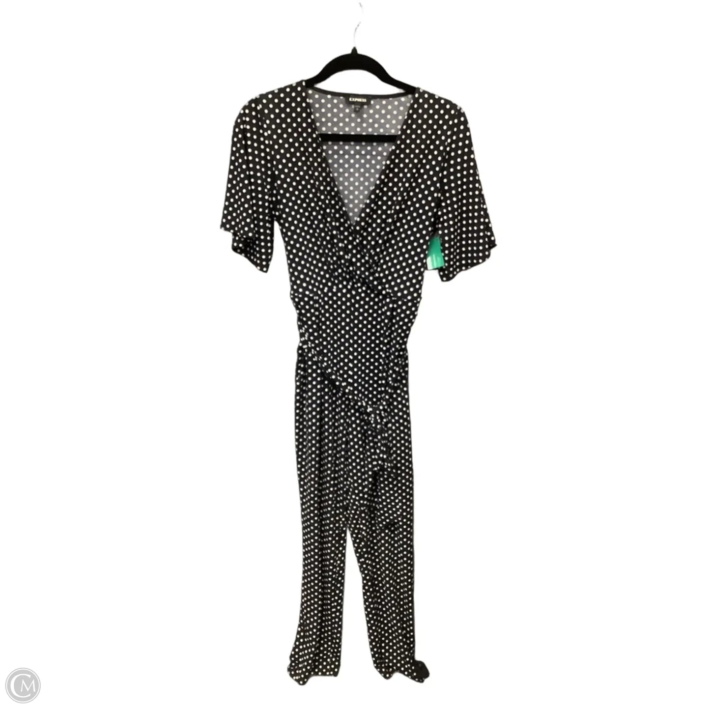 Jumpsuit By Express In Polkadot Pattern, Size: Sp