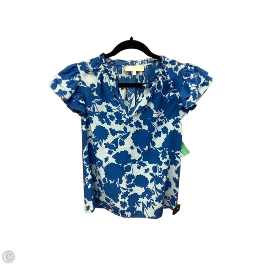 Top Short Sleeve By Sugar Lips In Blue, Size: Xs