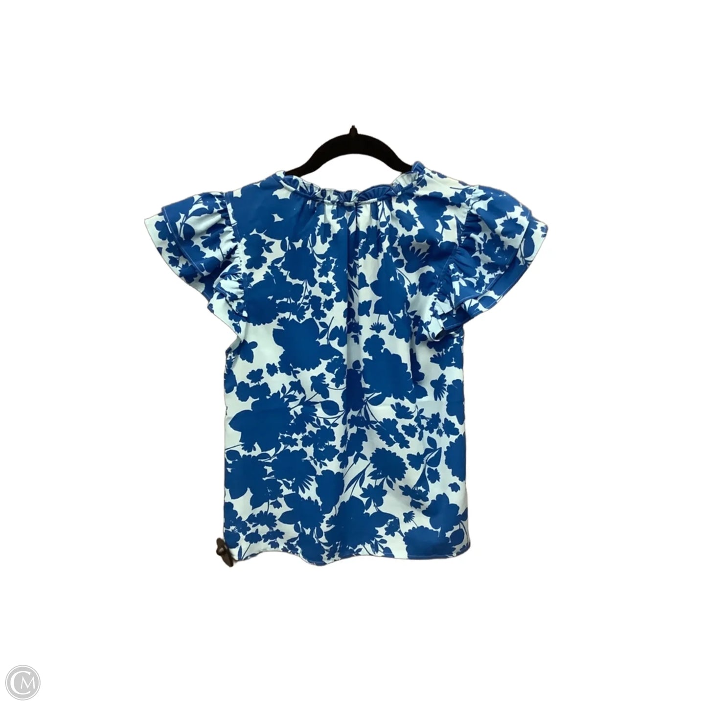 Top Short Sleeve By Sugar Lips In Blue, Size: Xs