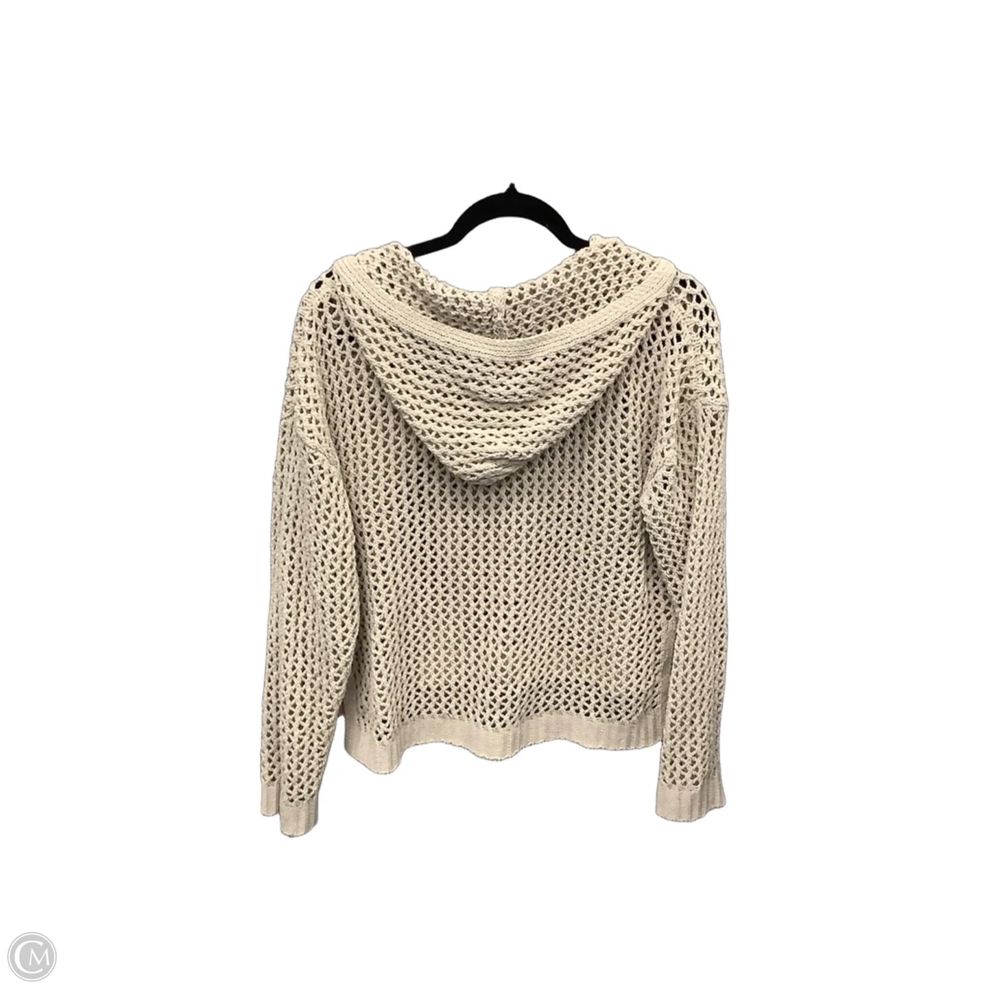 Sweatshirt Hoodie By Maurices In Tan, Size: M