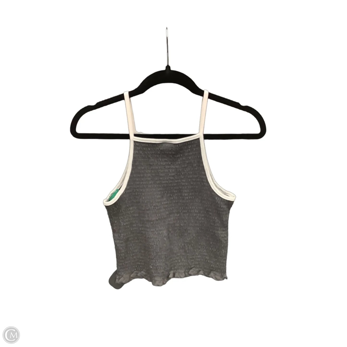 Top Sleeveless By Clothes Mentor In Grey, Size: L