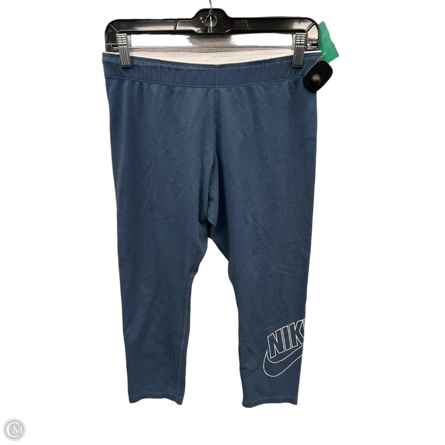 Athletic Capris By Nike In Blue, Size: L