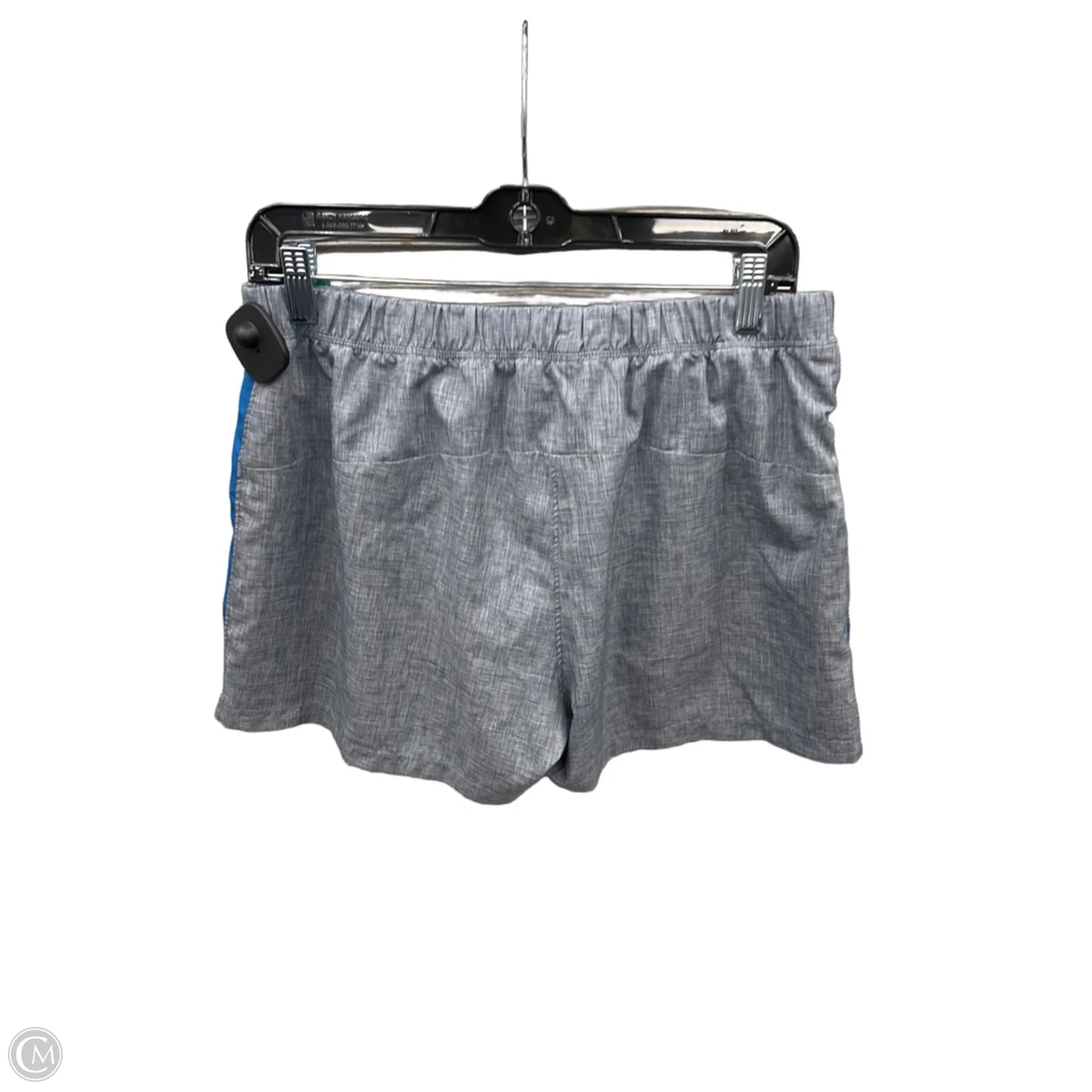 Athletic Shorts By Asics In Grey, Size: L