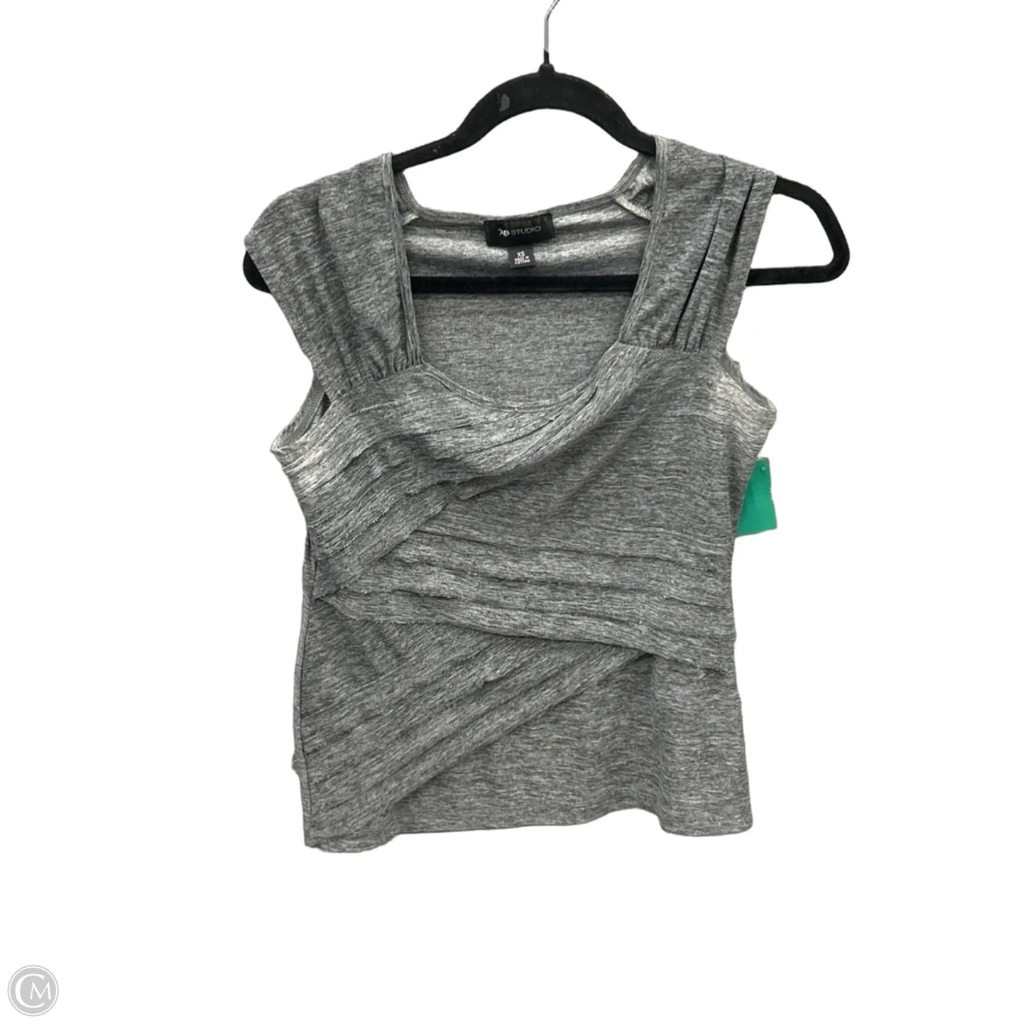 Top Sleeveless By Ab Studio In Grey, Size: Xs